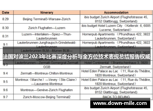 法国对波兰2023年比赛深度分析与全方位技术表现总结报告权威